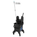 Jantex 20Ltr hoher Mopp-Eimer mit Wringer - Blaues Muster – Bild 6