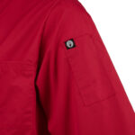 Chefkoch Unisex Jacke Rot L – Bild 4