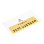 Vogue Warnschild "Caution - Hot surface" Heiße Oberfläche – Bild 2