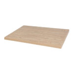 Bolero vorgebohrte rechteckige Tischplatte Antik Natur 1100x700mm
