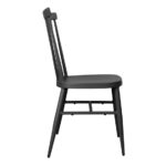 Bolero Windsor Aluminium-Stühle, Schwarz, 4 Stück – Bild 2