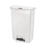 Rubbermaid Slim Jim Front Step Pedaleimer weiß 90L – Bild 2