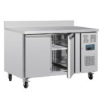 Polar U-Serie Doppel-Tür Thekenkühlschrank mit Aufkantung 282Ltr – Bild 8