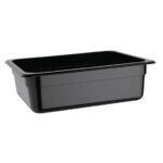 Vogue GN-Behälter GN1/2 schwarz 100mm – Bild 3