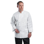 Chef Works Unisex Le Mans Chefs Jacke Weiß L – Bild 10