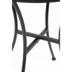 Bolero runder Bistrotisch Stahl schwarz 60cm (15 Stück) – Bild 4