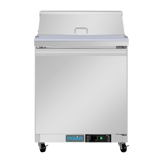 download_i6dm-y3.jpg Polar U-Serie Premium Einzeltür Mega Top Prep Thekenkühlschrank 154 Liter – Bild 1
