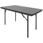 Bolero rechteckiger Klapptisch grau 122cm – Bild 5