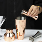 Olympia Barmaß / Jigger mit Kupferfinish 2,5/5cl – Bild 6