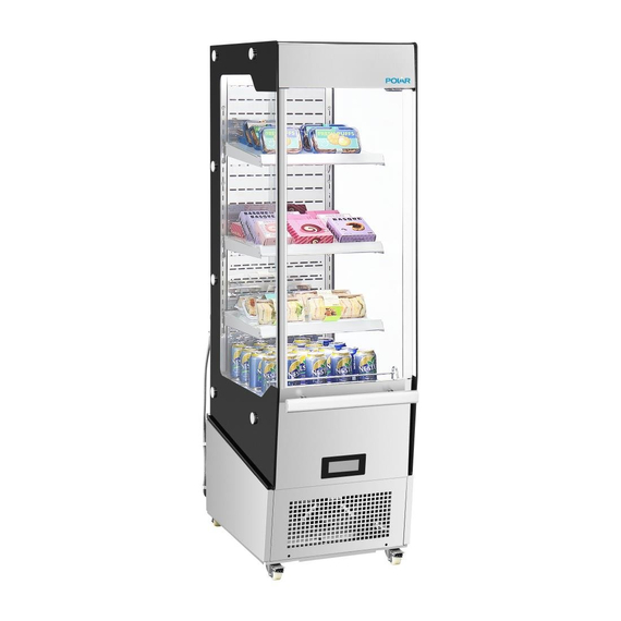 download_iagt-ak.jpg Polar G-Serie Slimline Mehrfachregal-Auslagekühlschrank Mit Tür – Bild 1