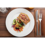 Olympia Whiteware Teller mit breitem Rand 25cm (12 Stück) – Bild 7