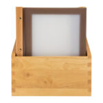 Securit Menümappen mit Holzbox braun A4 (20 Stück) – Bild 3