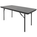 Bolero rechteckiger Klapptisch grau 152cm – Bild 5