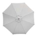 Bolero Runder Sonnenschirm Grau 3 Meter – Bild 3