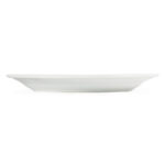 Olympia Whiteware Teller mit breitem Rand 23cm (12 Stück) – Bild 2