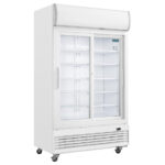 Polar G-Serie Display-Kühlung mit zwei Türen und Schiebetüren des Leuchtkastens 950L – Bild 6