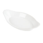 Olympia Whiteware ovale Gratinschalen weiß 23 x 13cm (6 Stück) – Bild 3