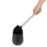 Jantex Toilettenbürste und Halter Schwarz – Bild 4