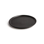 Olympia Canvas runder Teller mit schmalem Rand schwarz 26,5cm (6 Stück) – Bild 3