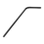 Fiesta Compostable kompostierbare flexible Papierstrohhalme schwarz (250 Stück) – Bild 2