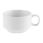 Olympia Whiteware stapelbare Espressotassen 85ml 3oz (12 Stück) – Bild 2