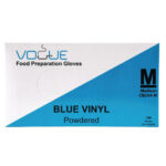VORTEILSPACKUNG x5 Vinyl Einmalhandschuhe blau gepudert L mit GRATIS Halterung (500 Stück) – Bild 5