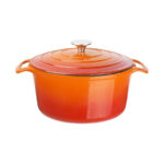 Vogue runder Schmortopf orange groß – Bild 2