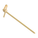 Fiesta Compostable Bambusspieße Biologisch abbaubar Schleifendesign 9cm (100 Stück)