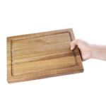 Olympia Steakbrett Akazienholz 26 x 19cm – Bild 3