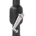 Bolero Sevilla Runder Sonnenschirm 3m Durchmesser Schwarz – Bild 4