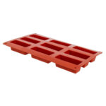 Pavoni Formaflex Backform Silikon 9 rechteckige Küchlein