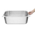 Vogue GN-Behälter Edelstahl 20cm GN1/1 gelocht – Bild 4