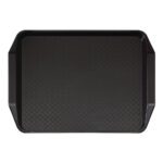 Cambro Polypropylen Fastfood Serviertablett mit Griffen schwarz 43x30cm