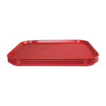 Olympia Kristallon Fast-Food-Tablett rot 45 x 35cm – Bild 4