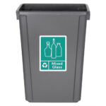Jantex Slim Bin Label Mixed Glass – Bild 2