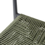 Bolero Eden PE Twist Rattan Outdoor Armstuhl Grün (4 Stück) – Bild 4
