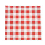 Rot kariertes Pergamentpapier 25x25cm (200 Stück)