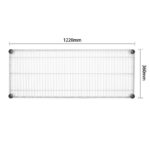 Vogue Gitterwandregal mit Halterungen 122cm breit – Bild 6