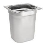 Vogue GN-Behälter Edelstahl 20cm GN1/6 – Bild 3