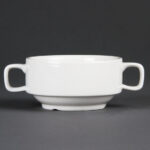 Olympia Whiteware Suppentassen mit Henkeln 40cl (6 Stück) – Bild 3