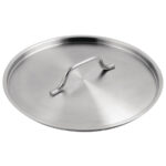 Vogue Edelstahl Kochtopf Deckel 280mm – Bild 6