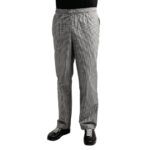 Chef Works Unisex Kochhose Easyfit schwarz weiß kleinkariert XS – Bild 8