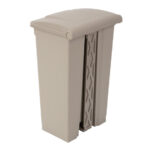 Jantex Küchenpedaleimer beige 87L – Bild 3