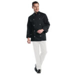 Chaud Devant Firenze Kochjacke lange Ärmel schwarz XXL
