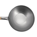 Vogue Wok aus Stahl mit flachem Boden 330mm – Bild 3
