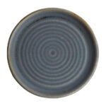 Olympia Canvas runder Teller mit schmalem Rand granit-blau 18cm (6 Stück) – Bild 4