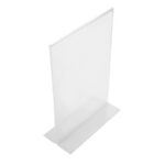 Olympia Tischaufsteller Acryl T-Form A4 – Bild 2