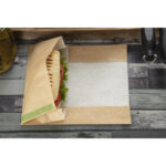 Vegware Kompostierbare Panini-Tüten aus Packpapier (500 Stück) – Bild 5
