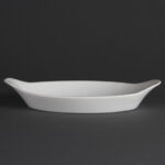 Olympia Whiteware ovale Gratinschalen weiß 29 x 16,6cm (6 Stück) – Bild 4