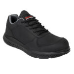 Slipbuster Recycelte Mikrofaser Turnschuhe Mattes Schwarz 38